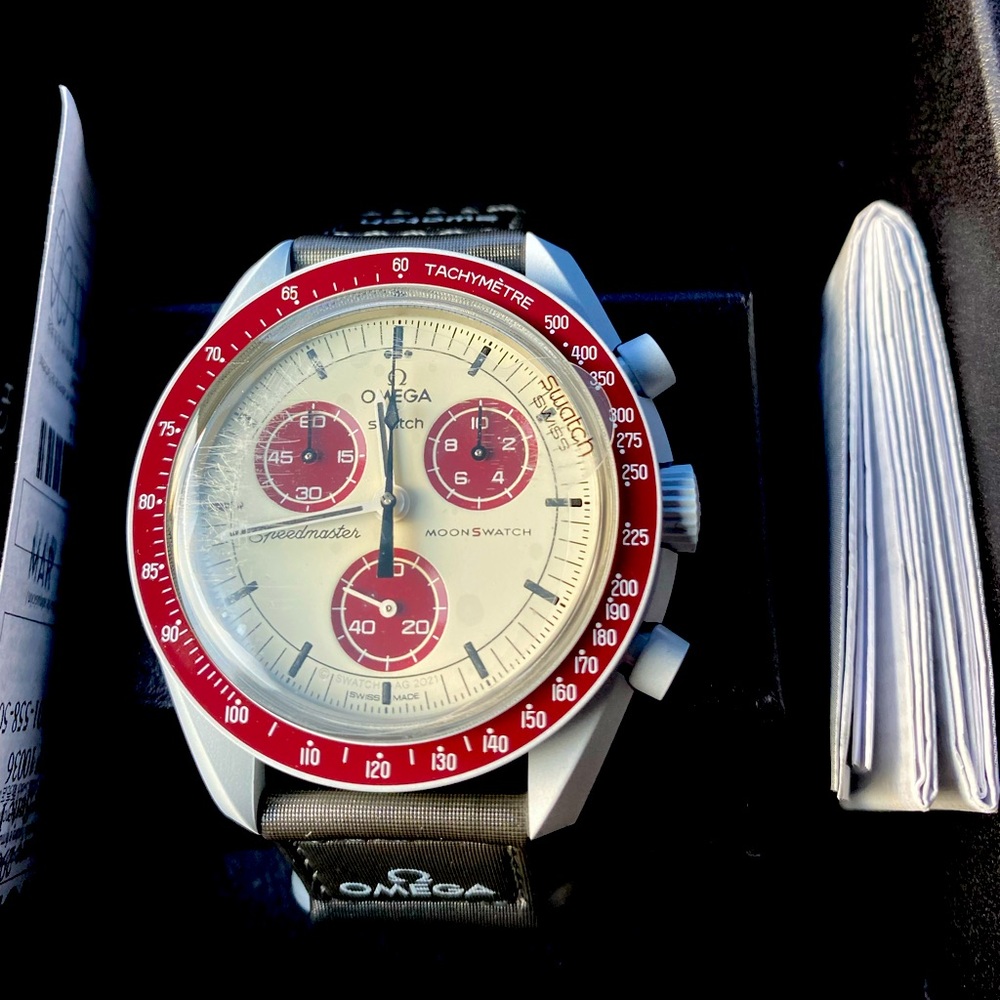 Omega X Swatch Speedmaster MoonSwatch - Mission to Pluto (NEW)